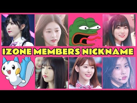 izone-members-nickname