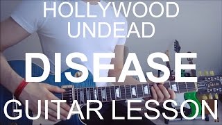 Hollywood undead: Disease (GUITAR TUTORIAL/LESSON#127) Hollywood undead: Disease (GUITAR TUTORIAL/LESSON#127)