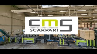 CMS SCARPARI -  HIGH CAPACITY PACKS CUTTING MACHINE - PMI-1300 +