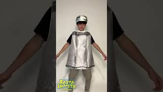 Rasta Imposta Salt Shaker Glass Bottle Costume