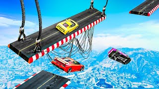 Testing Cars vs Moving Bridges in GTA 5