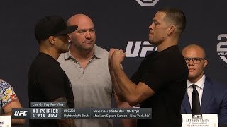 UFC 25th Anniversary Fall Press Conference Faceoffs