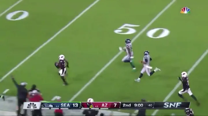 DK Metcalf Chases Down Defender | Seahawks vs. Car...