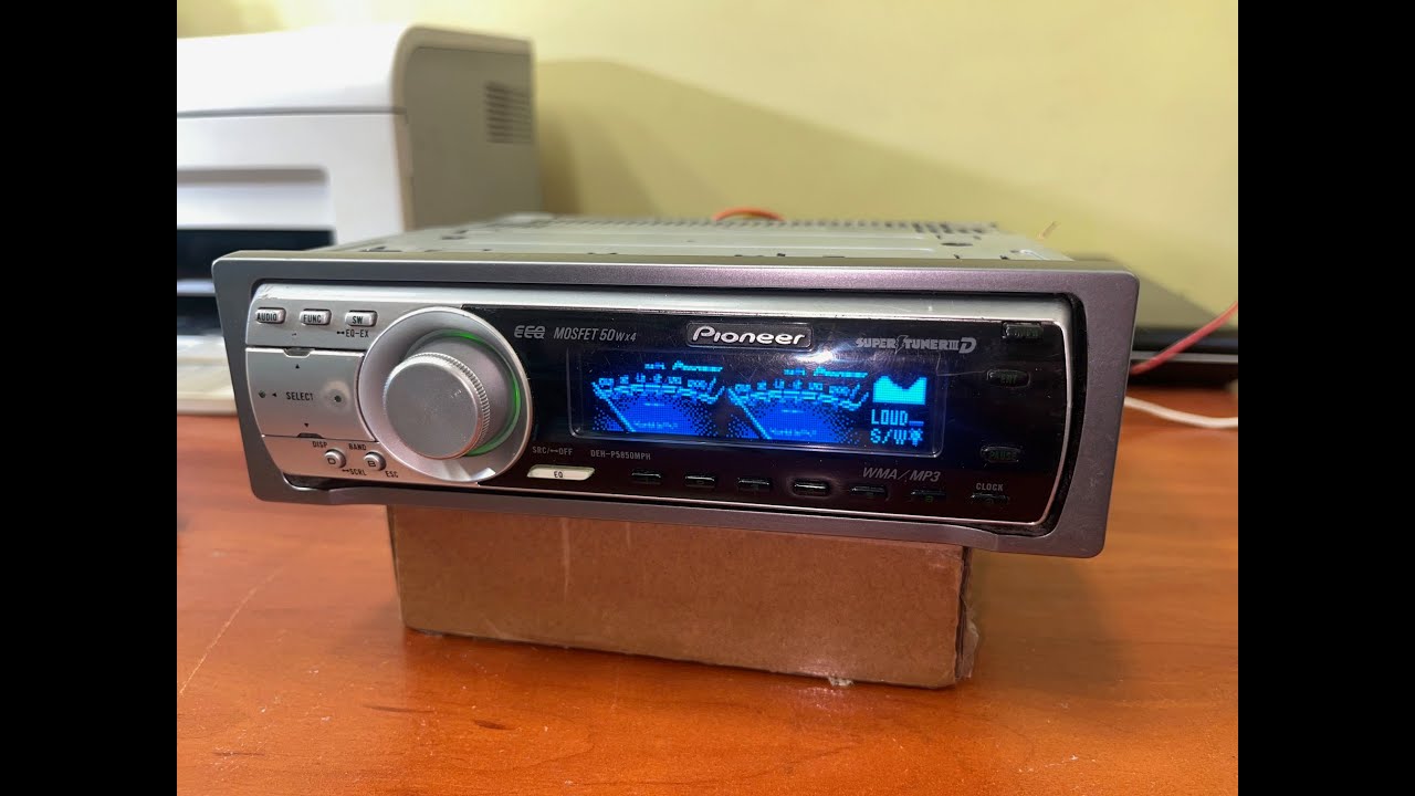 Testing Pioneer DEH-P5850MPH DEH-P5850MP CD Player In Dash Receiver