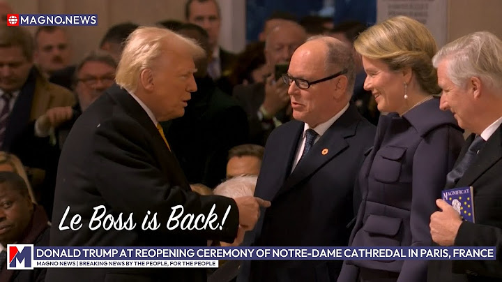 Donald Trump | Best Moments at Notre-Dame Cathedral in Paris, France (Dec 07, 2024)