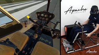 Engine broken in flight, helicopter crashes Apache R44/R22