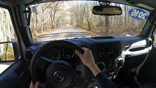 2016-2017 Jeep Wrangler Sport 2 Door (JK) POV Test Drive, 0-60 // Radial Reviews screenshot 4