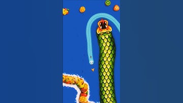🐍😱 Worms Zone io magic video #noob_to_pro #shorts #snake #game #wormszoneio #001 #pro,snake