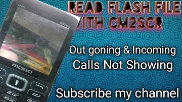 Spd Fp mobo h45 Incoming and Outgoing calls are not show read flash file with CM2SCR