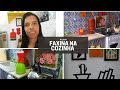 faxina na mini cozinha/ Decorei a parede/ fiz um desenho com fita isolante.