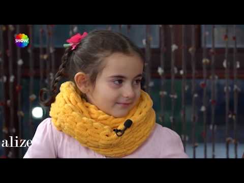 Alize Puffy ile Artık Çocuklar da Örebiliyor - Kids are Knitting with Alize Puffy