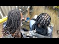 POP SMOKE Braids On Dreads| No Clip Retwist TOTURIAL