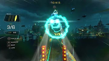 Ratchet and Clank Silver Hoverboard Race: Riglar