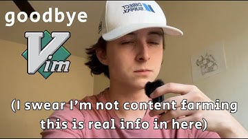 Quitting vim after 5 years