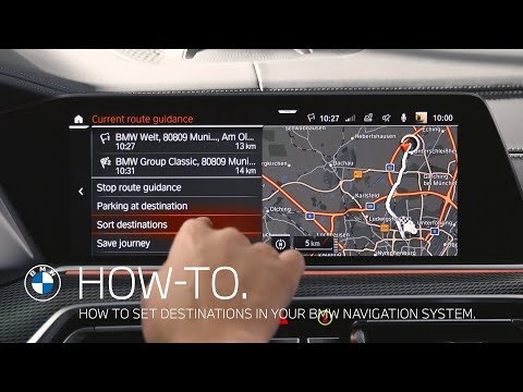 How to set destinations in your BMW navigation system – BMW How-To