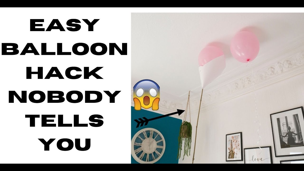 How to Attach Balloon To The Ceiling YouTube