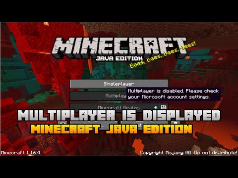 Why is my Minecraft Multiplayer disabled?