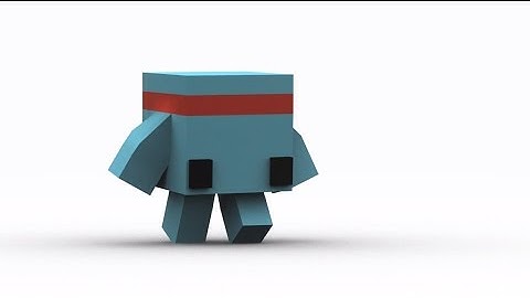 Walking and runing cycle 3D animation test in Softimage