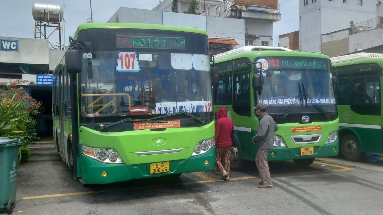Hành trình xe buýt 107(70-5) rời Bến xe Củ Chi đến Bố Heo (Củ Chi)