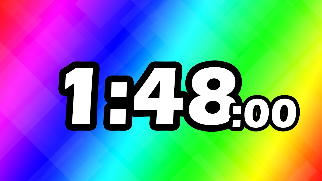 1 Minute and 48 Second TIMER Countdown - YouTube
