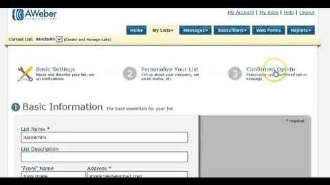 This is NOT MLM Tutorials  How to Turn Off the Double Confirmed Opt-in in Aweber