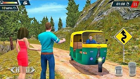 Tuk Tuk Auto Rickshaw - Driving Simulator Game #19 - Android Gameplay