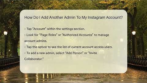 How Do I Add Another Admin To My Instagram Account? - Everyday-Networking