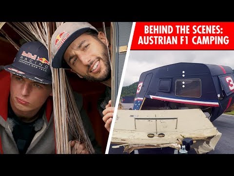 Camping with an F1 Twist! Go behind the scenes with Daniel Ricciardo and Max Verstappen