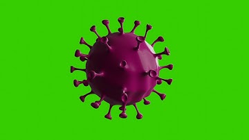 Coronavirus(Covid 19) Cell Animated Loop HD Video | Free Background Video for YouTube