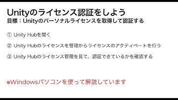 【Unity入門】WindowsパソコンでUnityライセンス認証をする方法についてわかりやすく解説！