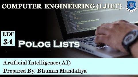 Lec-34_Prolog lists | Artificial Intelligence | Computer Engineering
