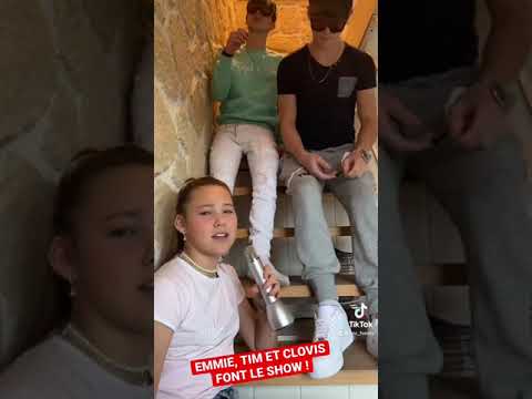 Emmie, Tim et Clovis préparent un spectacle !! #short #shorts #dance #viral #tiktok