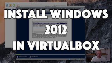 Install Windows 2012 in VirtualBox
