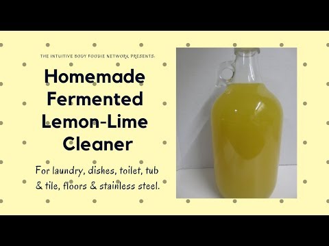 🍋🍊Homemade Fermented Lemon-Lime Cleaner🍊🍋