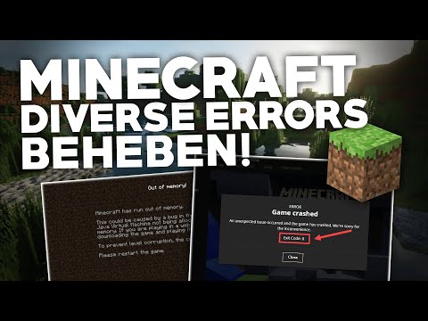 [2022] Minecraft: Diverse ERRORs BEHEBEN! | Problemlösung | Windows 10/11/Mac | Deutsch