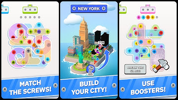 Screw Jam Puzzle: Triple Match Game Gameplay Android Mobile