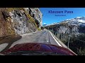 Driving the Klausen Pass, Switzerland