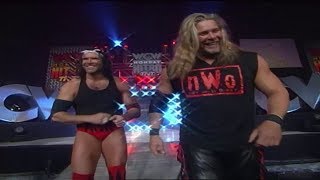 Kevin Nash w/Scott Hall (nWo Wolfpac Elite) vs. The Giant (nWo B&W) Battle of the GIANTS entrances