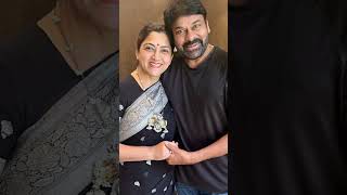 Actress Khushboo & Chiranjeevi Recent Photos