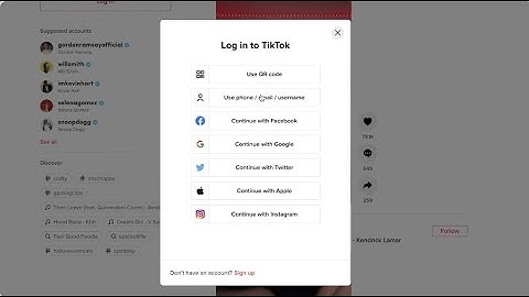 How to create a TikTok account on a Desktop, Laptop, iMac or PC