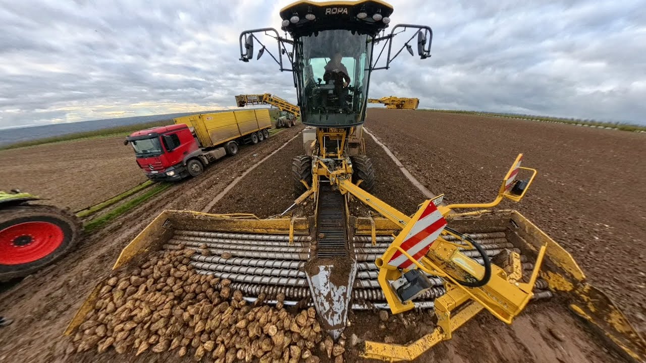 🥔🤖💦 ZUCKERRÜBEN-BLUES - Teil 2 die Verladung – Der Tentakel-Transformer im Matsch!