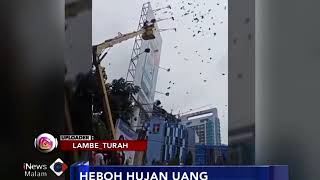 Viral!! Video 'Hujan' Uang di Langit Kuningan Bikin Macet - iNews Malam 28/02