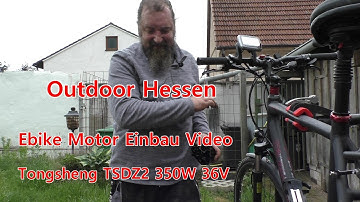 Einbau des E Bike Mittel-Motor Tongsheng TSDZ2 350W 36V (81)