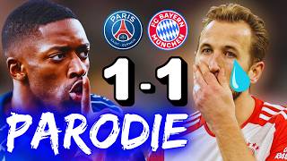 🎵 PSG contre BAYERN 1-1 | Parodie C1 🎵