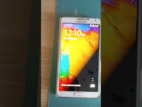Samsung Galaxy Note 3 SM N9005 Optus Australia Startup And Shutdown Smartphone 