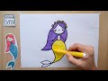 Как нарисовать принцессу русалочку   —  НЯНЯ УЛЯ рисование для детей