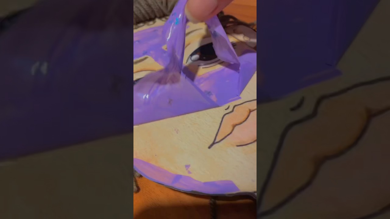 How to Make Peeling Face Mask for Paper Doll 