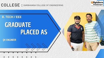 Student Placement Story as Content QA ENGINEER | QSpiders | Rajajinagar