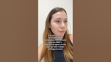Não perco tempo, IA formata em ABNT😏 #ddev #ias #faculdade #desenvolvimentodesktop #viral #dicas