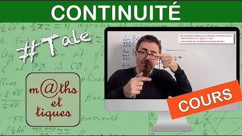 LE COURS : Continuité d